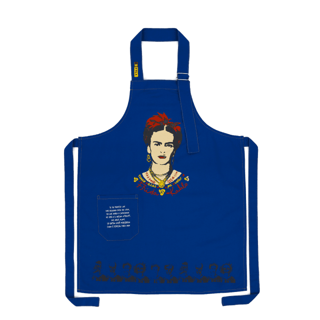 AVENTAL FRIDA KAHLO - Azul