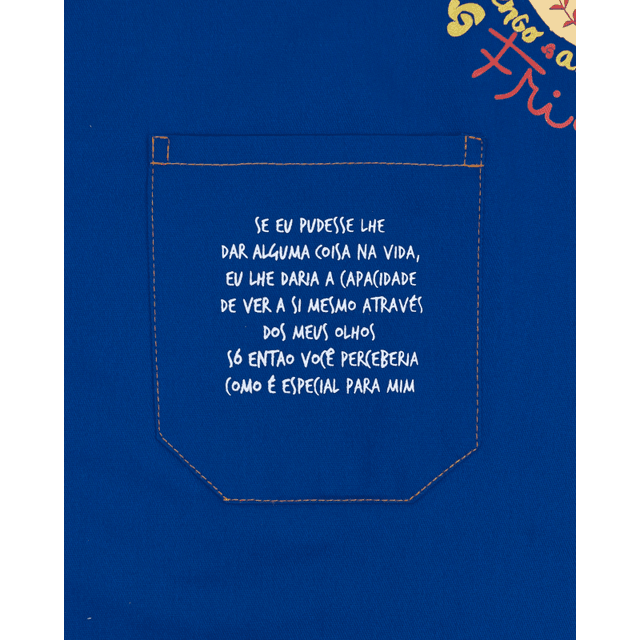 AVENTAL FRIDA KAHLO - Azul