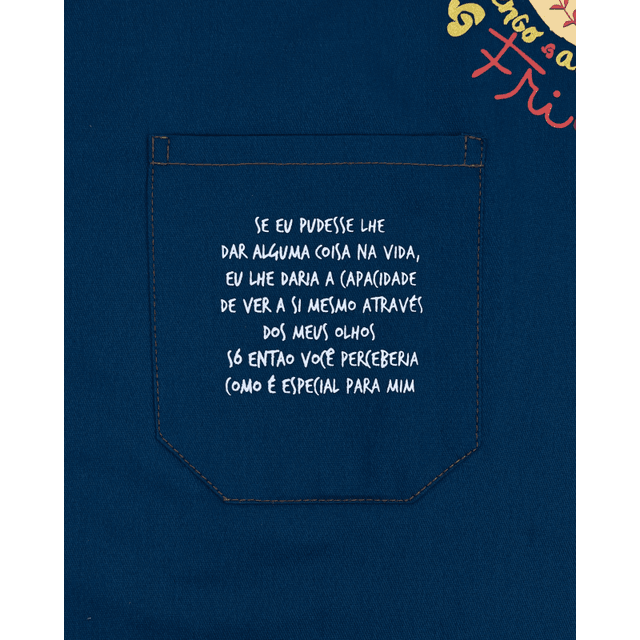 AVENTAL FRIDA KAHLO - Azul