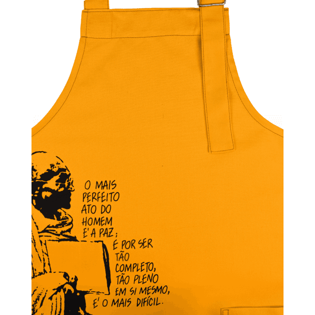 AVENTAL GANDHI - Amarelo
