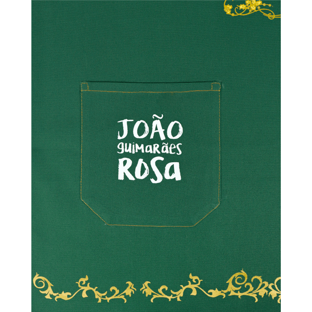 AVENTAL GUIMARÃES ROSA - Musgo