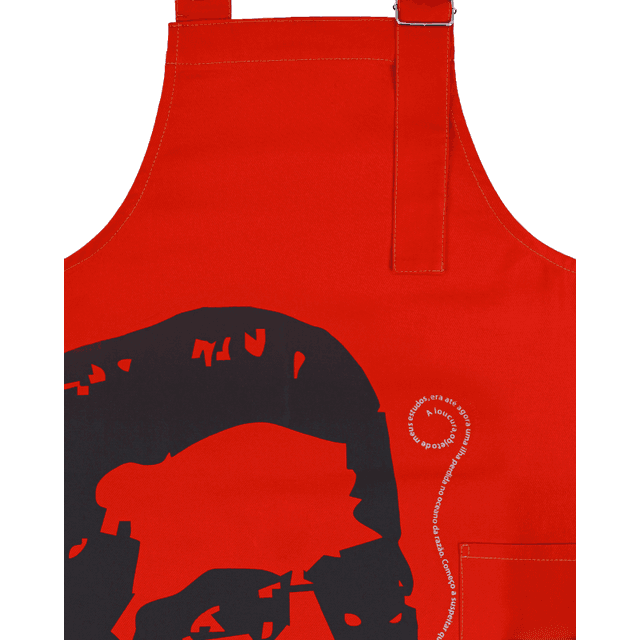AVENTAL MACHADO DE ASSIS - Vermelho