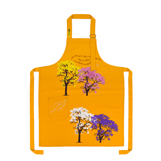 AVENTAL NICOLAS BEHR - Amarelo