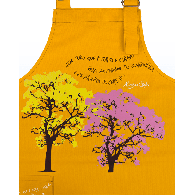 AVENTAL NICOLAS BEHR - Amarelo