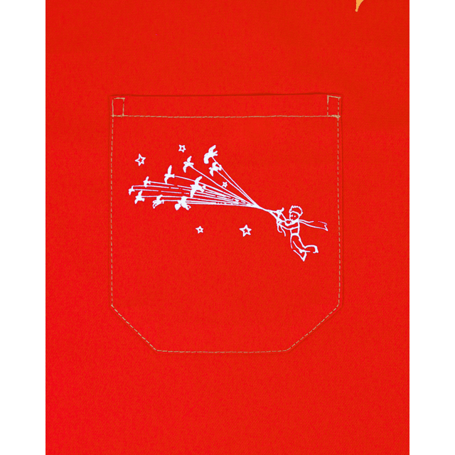 AVENTAL PEQUENO PRÍNCIPE - Vermelho