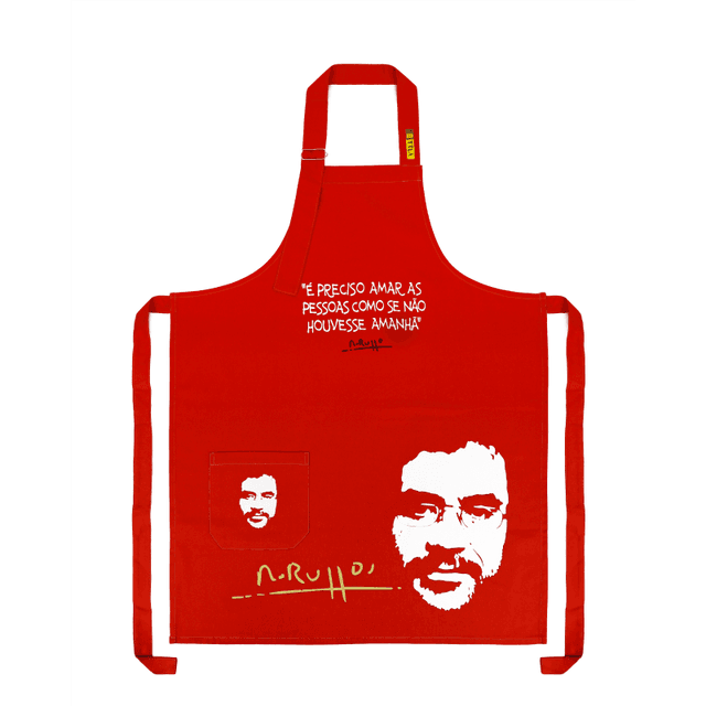 AVENTAL RENATO RUSSO - Vermelho