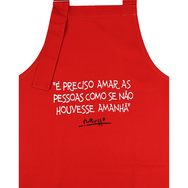 AVENTAL RENATO RUSSO - Vermelho