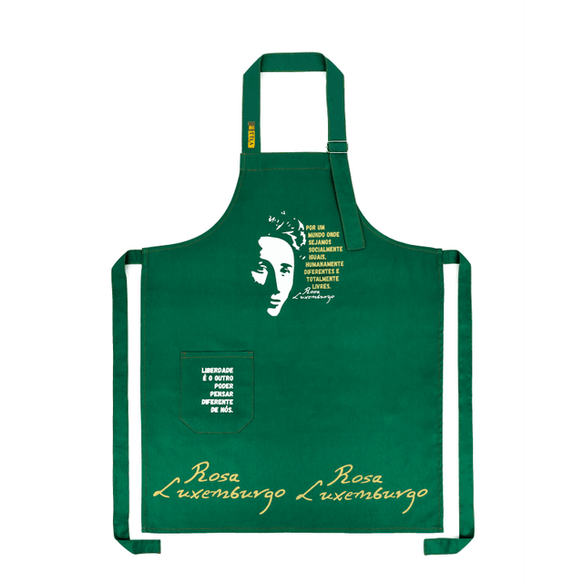 AVENTAL ROSA LUXEMBURGO - Musgo