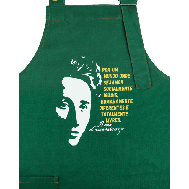 AVENTAL ROSA LUXEMBURGO - Musgo