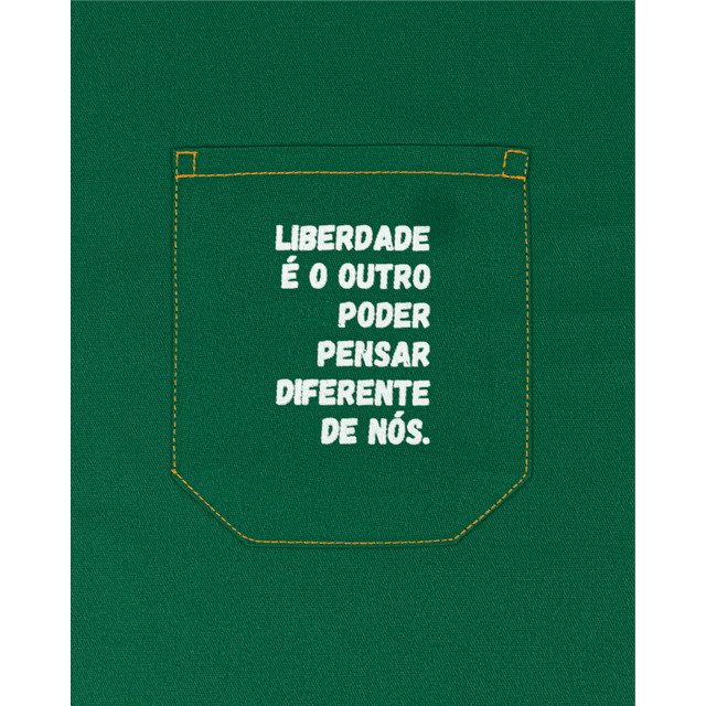 AVENTAL ROSA LUXEMBURGO - Musgo