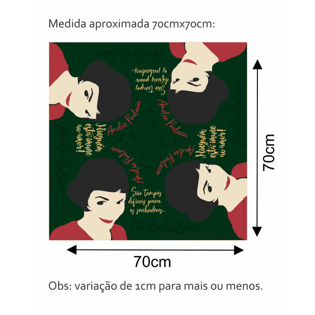 FUROSHIKI AMÉLIE - VERDE - 70X70