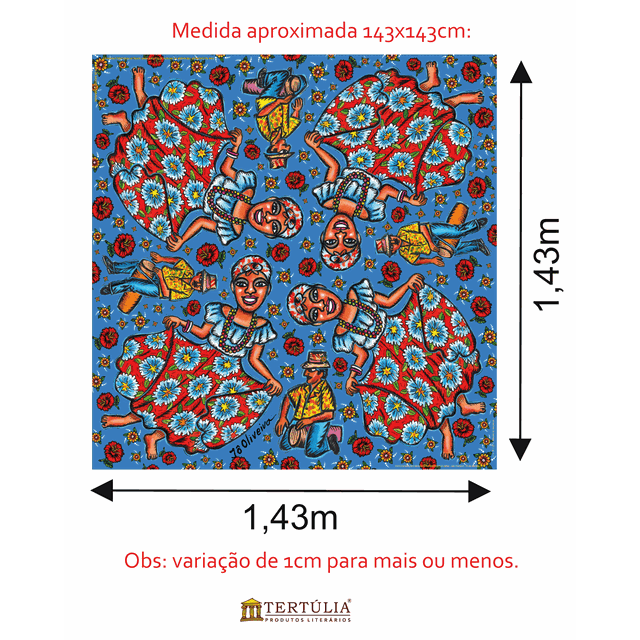 TOALHA DE MESA CARNAVAL - JÔ OLIVEIRA
