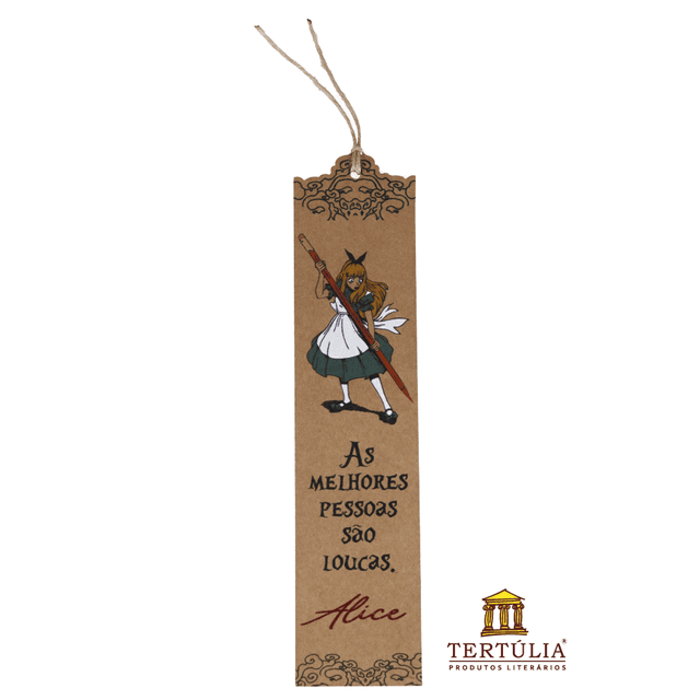MARCADOR DE PÁGINAS TERTÚLIA - Mundo Alice