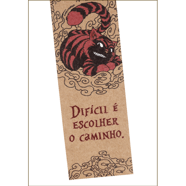 MARCADOR MUNDO ALICE- Gato Cheshire