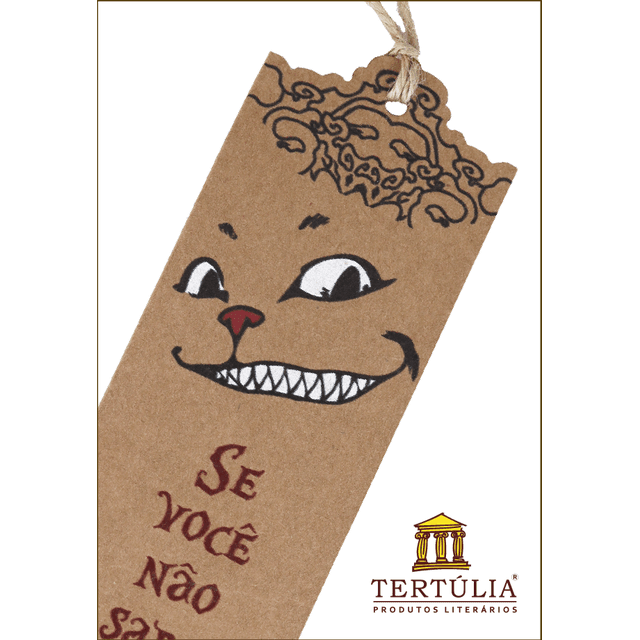 MARCADOR MUNDO ALICE- Gato Cheshire Sorriso