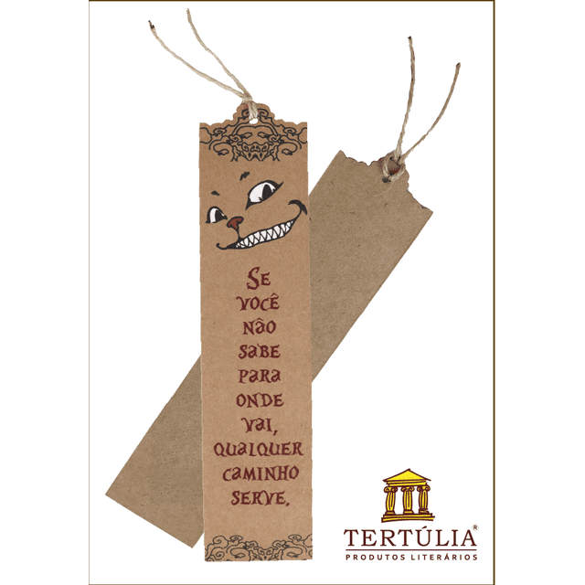 MARCADOR MUNDO ALICE- Gato Cheshire Sorriso