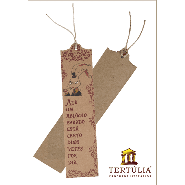 MARCADOR MUNDO ALICE - Lebre Maluca