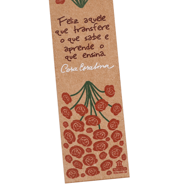 Marcador Cora Coralina - Professor