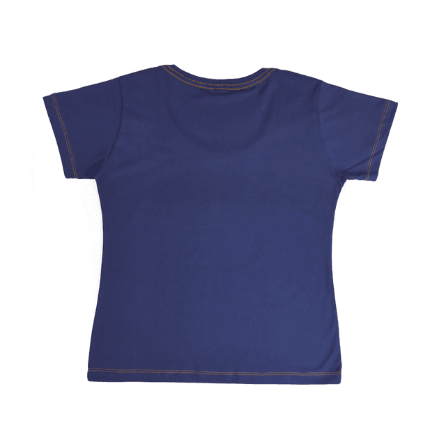Babylook Mundo Alice - Marinho