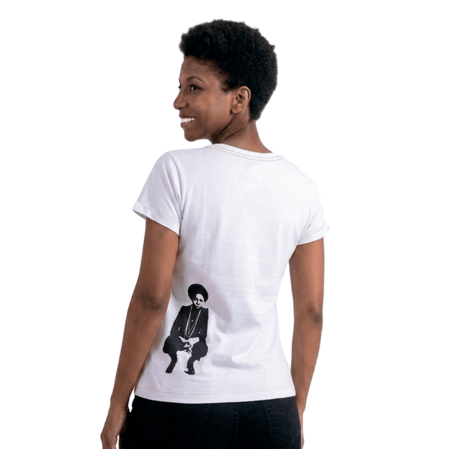 Babylook Nina Simone Amor - Branca