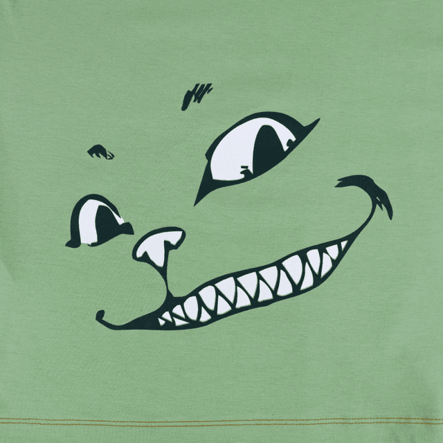 Camiseta Mundo Alice Gato - Verde