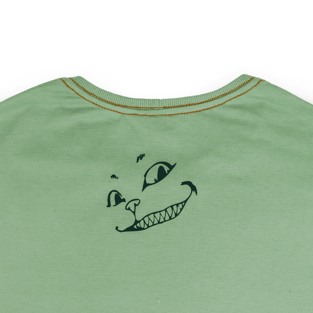 Camiseta Mundo Alice Gato - Verde