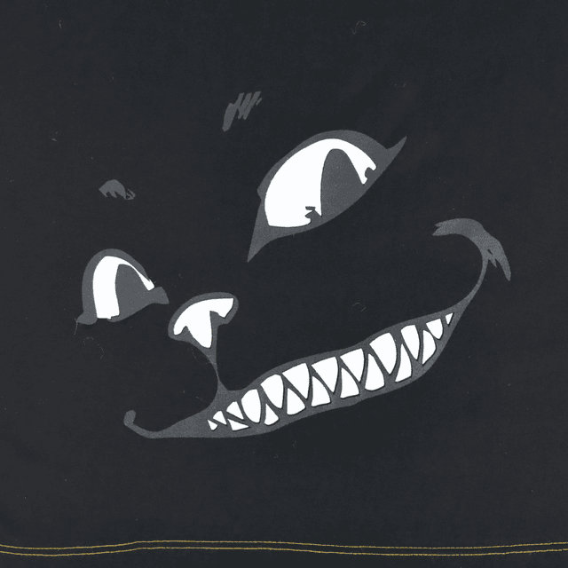 Camiseta Mundo Alice Gato - Preta
