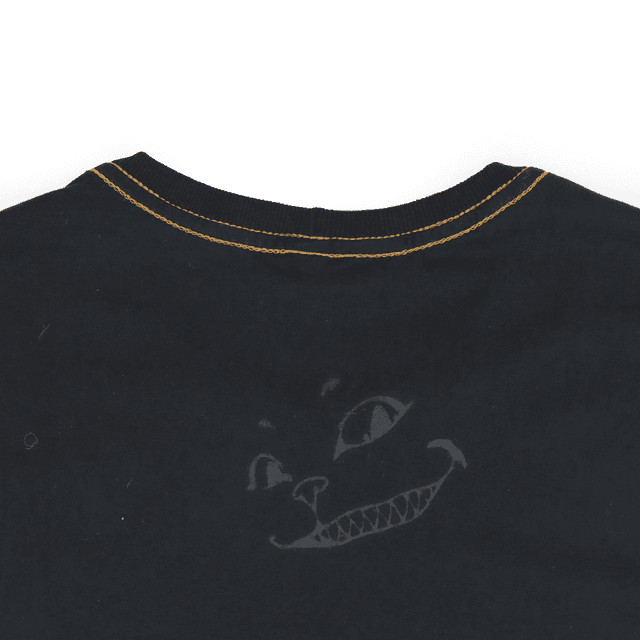 Camiseta Mundo Alice Gato - Preta