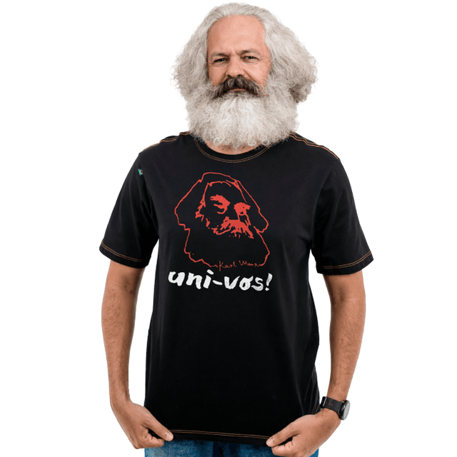 Camiseta Karl Marx - Preta