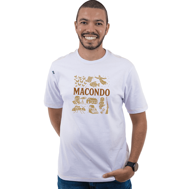Camiseta Macondo - branca 