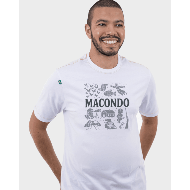 Camiseta Macondo - branca 