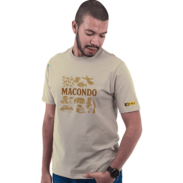 Camiseta Macondo - areia