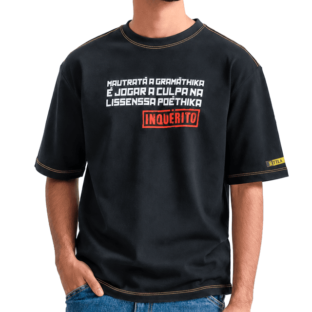Camiseta Renan Inquérito - Preta
