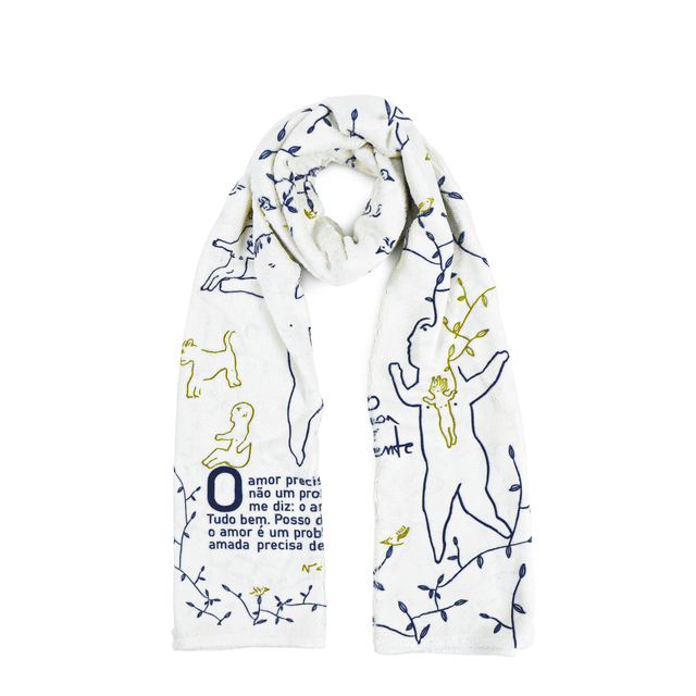 CACHECOL TERTÚLIA VALTER HUGO MÃE - Off-white