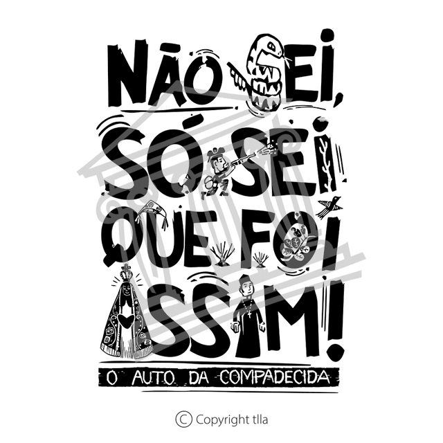 Moletom O Auto da Compadecida - Branco