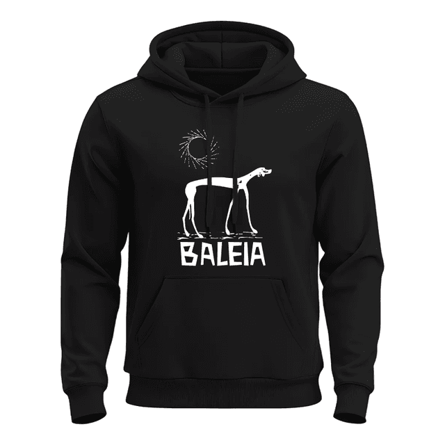 Moletom Baleia - Preto
