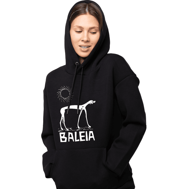 Moletom Baleia - Preto