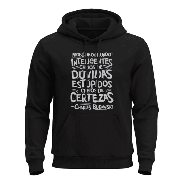 Moletom Charles Bukowski - Preto