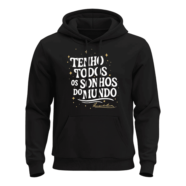Moletom Pessoa - Preto
