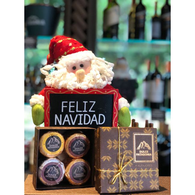 Caixa de natal 4 Alfajores 40g Sortidos