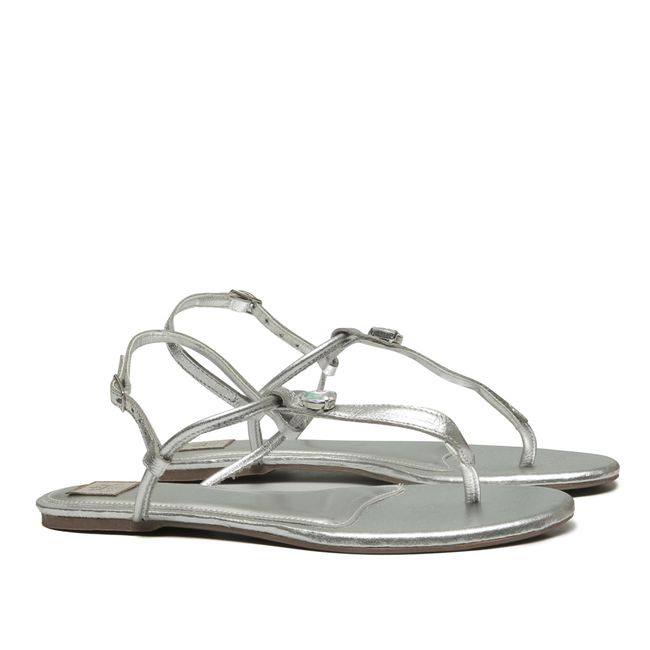 Flat Asa Delta Pedraria Prata Infantil Gats