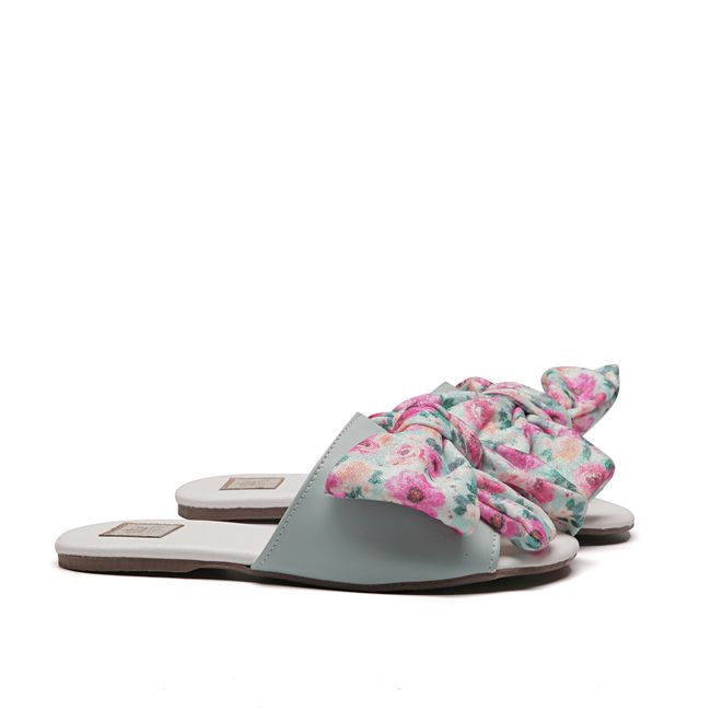 Slide de Glitter Floral Infantil Gats