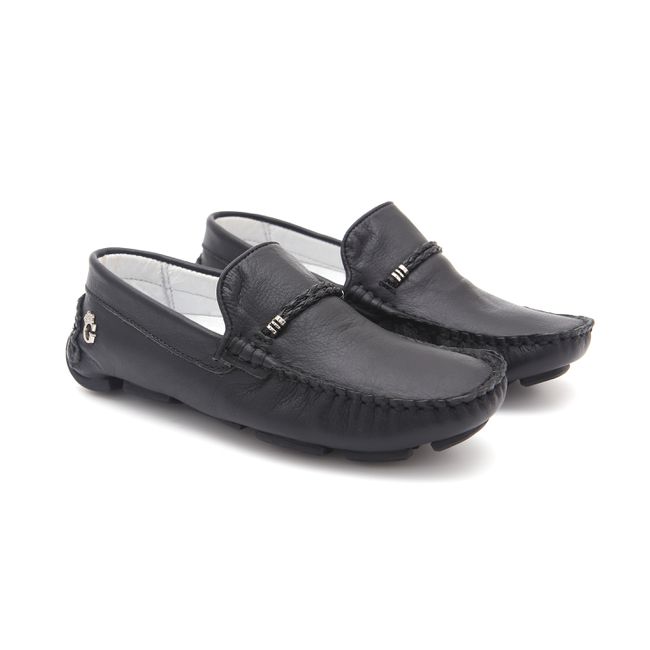 Mocassim Liso Preto