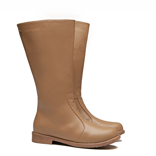 Bota Cano Longo Marrom Infantil Gats 