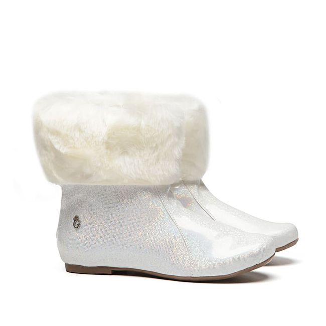 Bota Pelos Magia Branco Infantil Gats