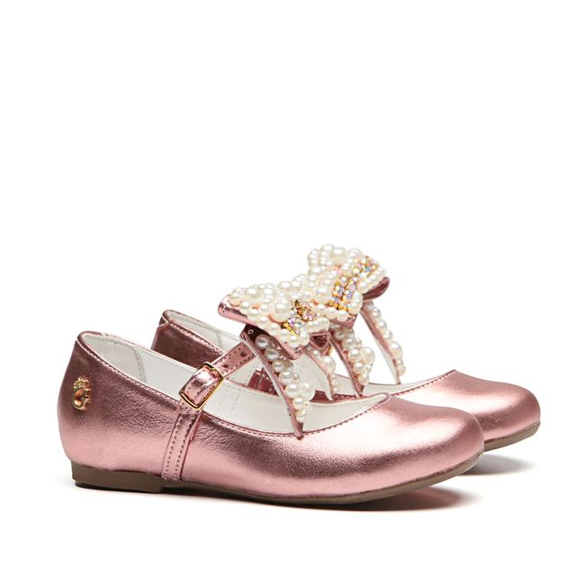 Sapatilha Boneca Bordado Cristal Amelie Infantil Gats