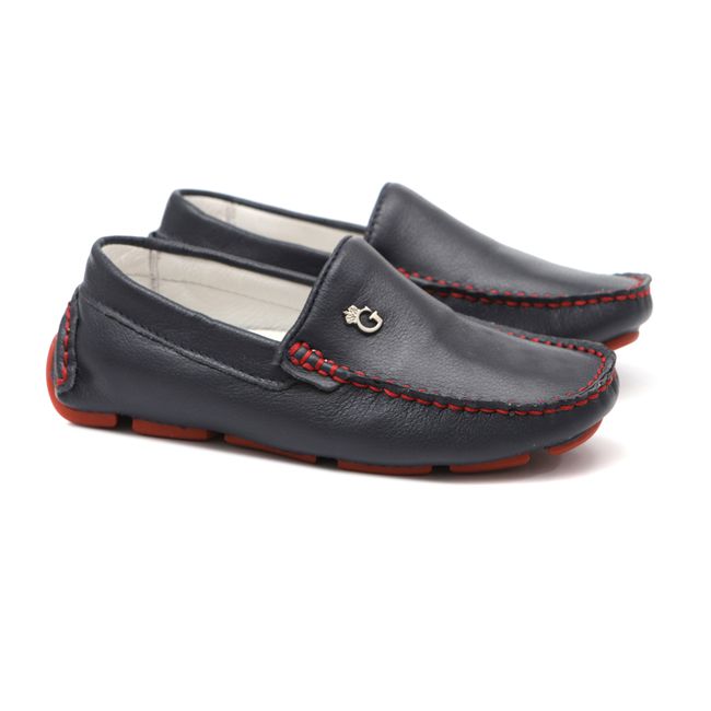 Mocassim Infantil Azul Marinho Gats