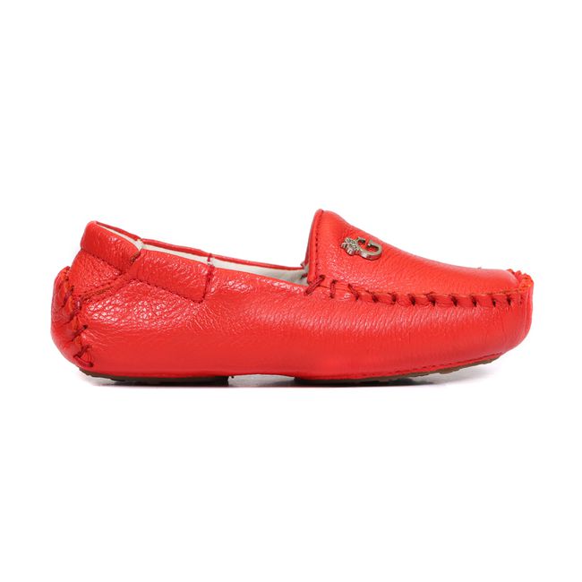 Mocassim infantil masculino vermelho outlet