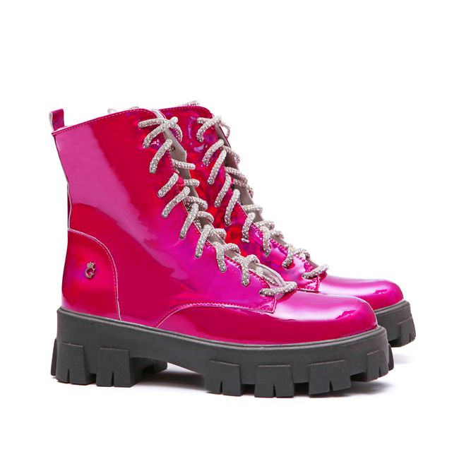 Bota Coturno Specchio Pink Gats GATS
