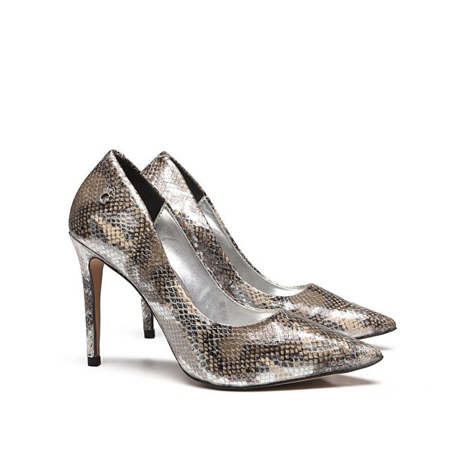 Sapato Scarpin Valentina Snake Phantom Feno Gats